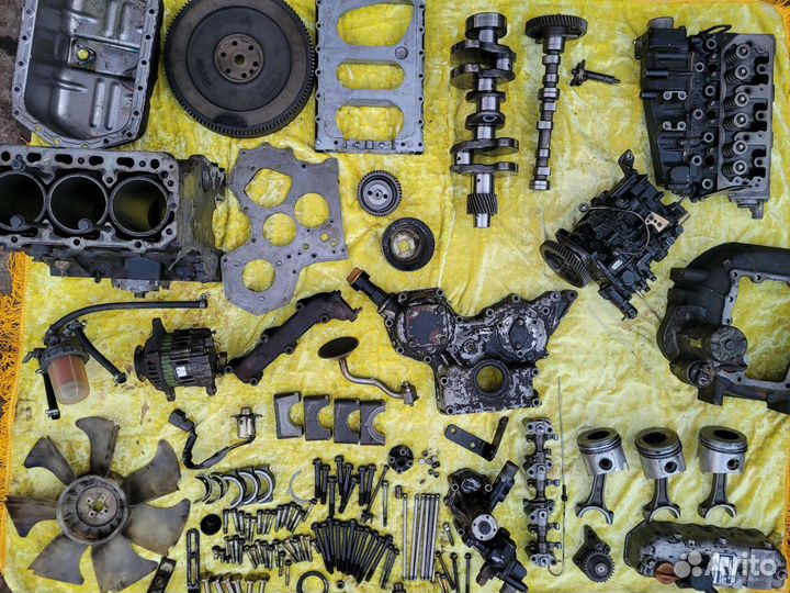 Двигатель 3D84 в разбор