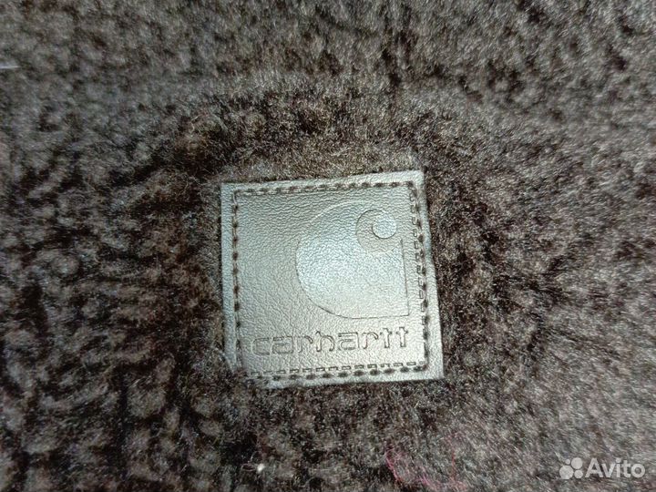 Шапка ушанка carhartt чёрная