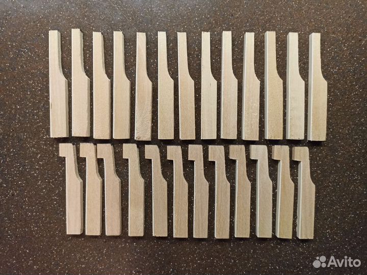 Клавиши для гармони 25х25