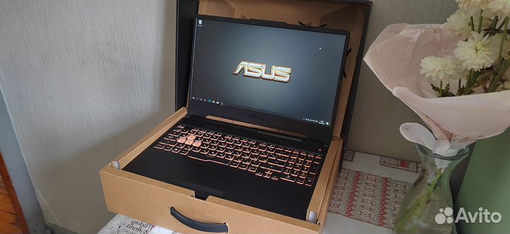 Новенький Asus tuf gaming 144гц, RGB, RTX, Ryzen 5