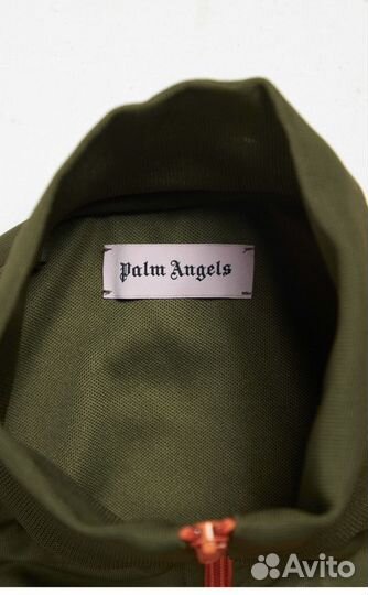 Palm Angels khaki sleeve detailed jacket