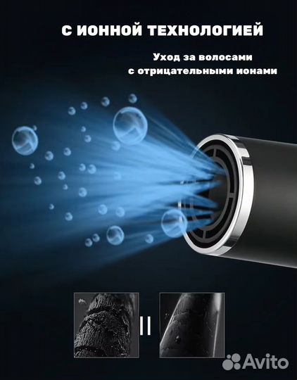 Фен щетка стайлер 7 в 1 wmark