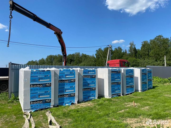 Пеноблоки с завода Бонолит