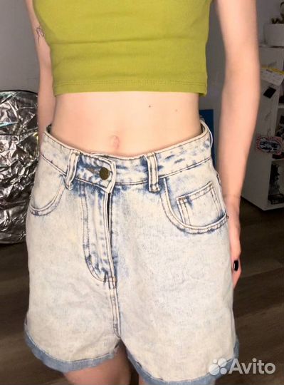 Шорты джинсовые