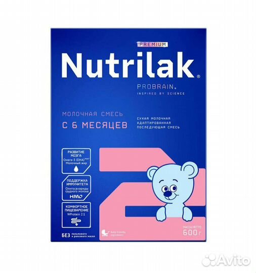 Детская смесь нутрилак 1-2
