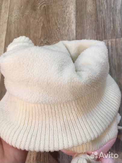 Шапка-шлем зимняя для девочки
