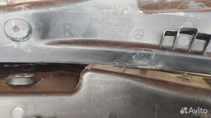 Декоративный пластик Mercedes Ml W166