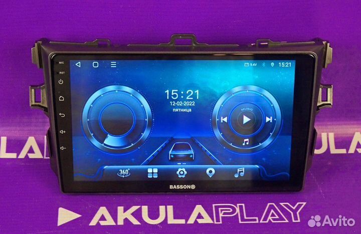 Магнитола Basson V2 2/32 +4G для Toyota Corolla