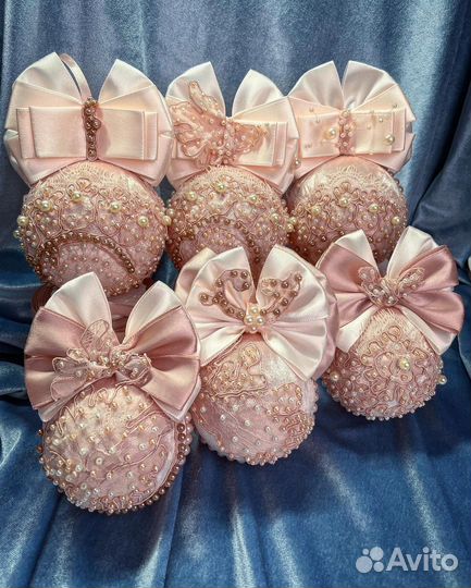 Новогодние шары ручной работы