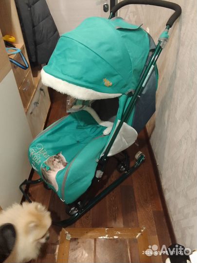 Продам санки-коляску. 4000