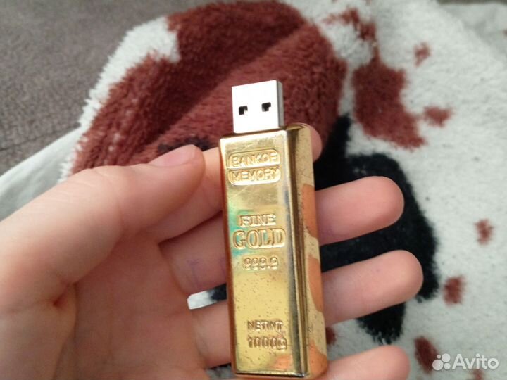 Usb флешка 64 гб золото