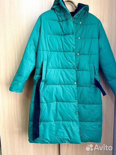 Пуховик двухсторонний 42-44
