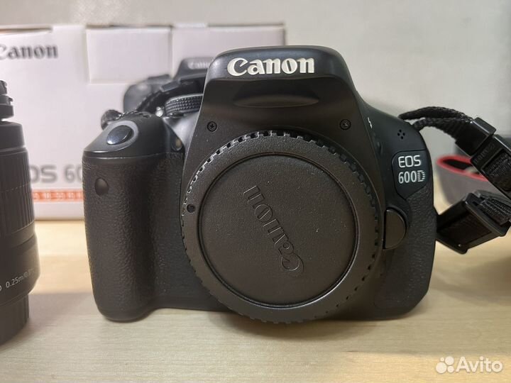 Зеркальный фотоаппарат canon eos 600d kit 18 55 ii