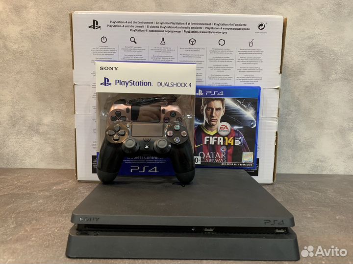 Sony PlayStation 4 Slim + 550 игр