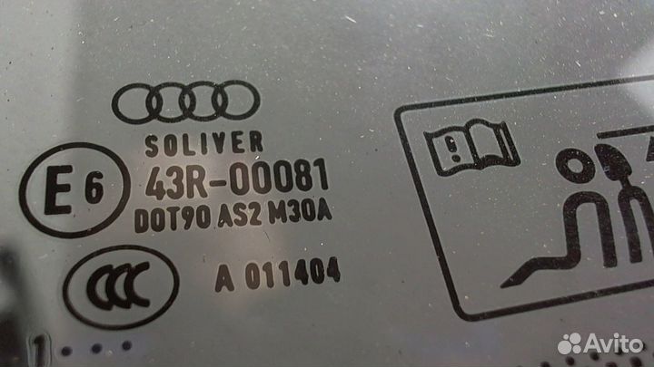 Стекло кузовное боковое Audi A7, 2012
