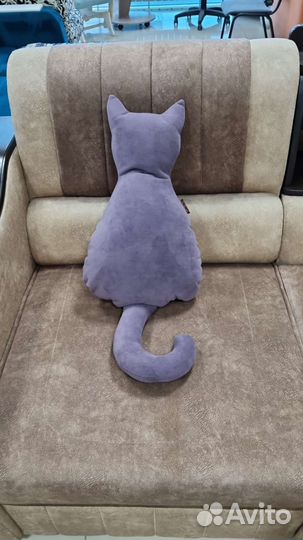 Мягкая игрушка подушка длинный кот