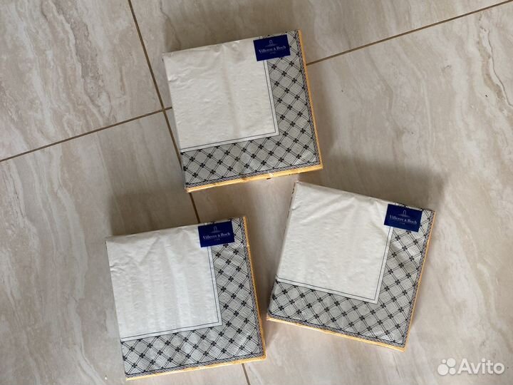 Салфетки Villeroy & Boch. 3 штуки