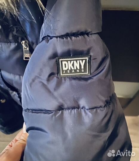 Пуховик пальто dkny оригинал на девочку 146-152