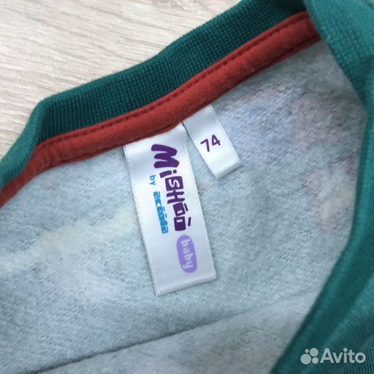 Свитшот, штанишки с начесом 74 р-р