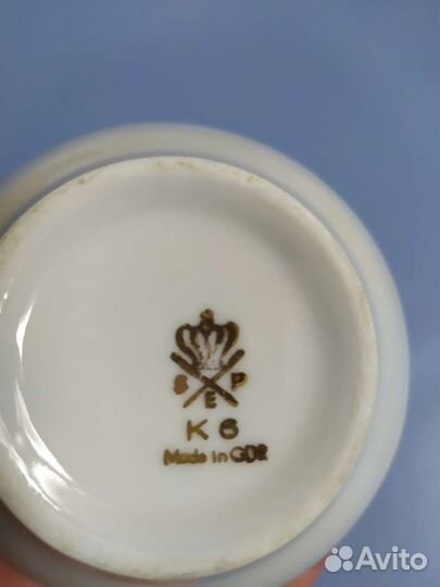 Соусник горчичница ГДР Роза 2 штуки