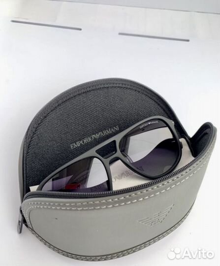 Очки Emporio armani aviator черные