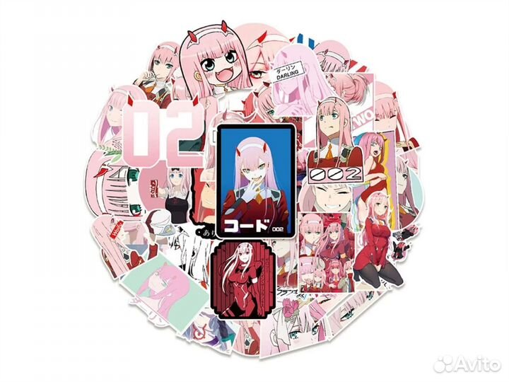 Наклейки аниме стикер