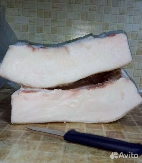 Сало соленое домашнее и нутряной жир