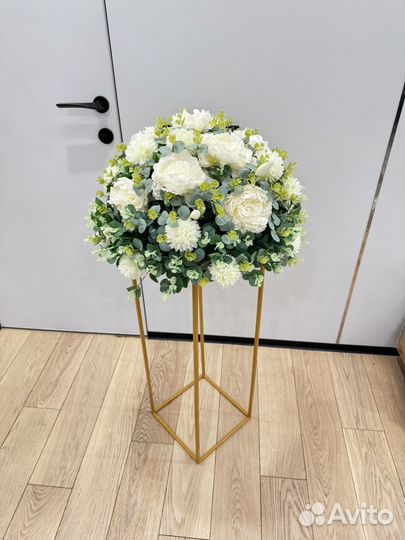 Стойки с цветами аренда продажа, свадебный декор