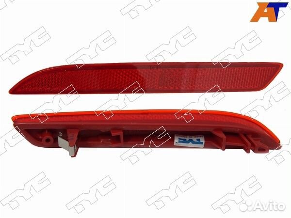 Фонарь в задний бампер honda accord CU# 08-13, hon