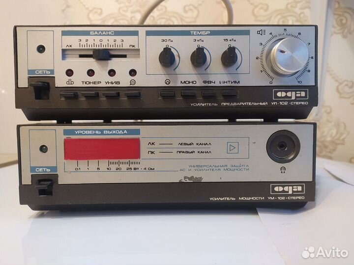 Усилитель Ода ум-102, уп-102