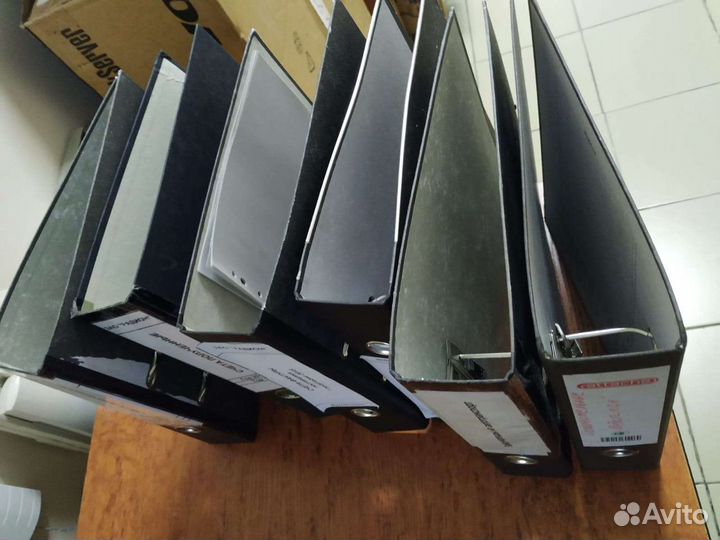 Папки-регистраторы, файлы А4