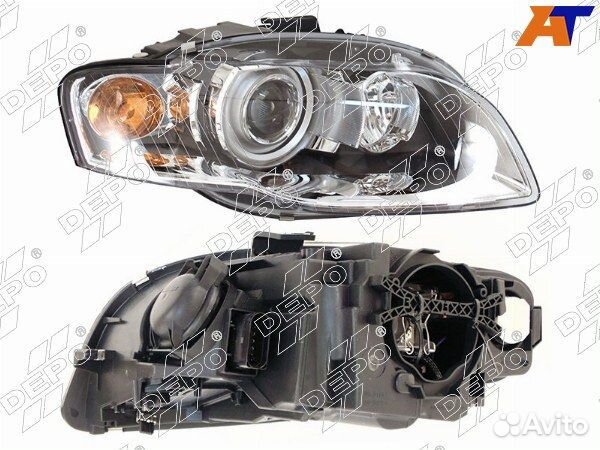 Фара audi A4, audi A4 04-09/S4 04-08