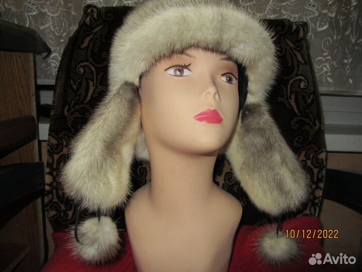 Шапка женская меховая норковая