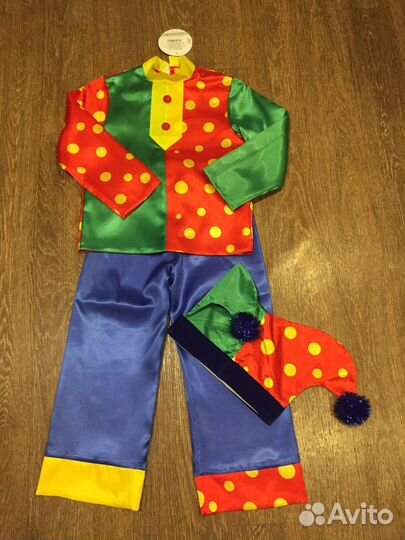 Новогодний костюм «Скоморох» 122/128