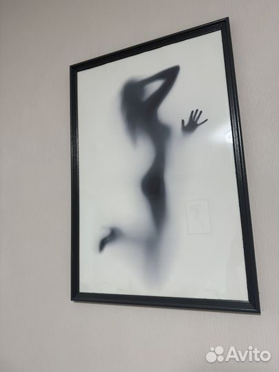 Фото в рамке под стеклом 3 шт размер 43*63 см