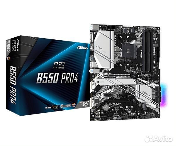 Материнская плата AsRock b550m pro4