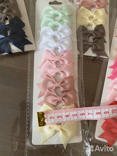 Набор Заколки бантики детские для девочек
