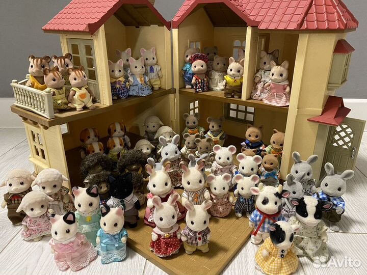 Sylvanian families семьи зверюшек