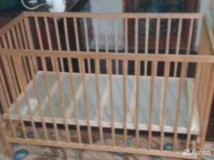 Детский деревянный манеж