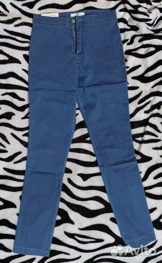 Голубые джинсы скинни (новые)