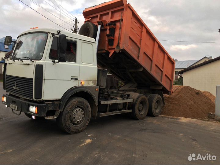 Песок карьерный доставка