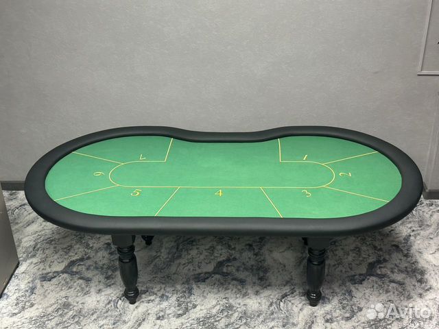 Стол для покера на 7 участников, 2,3м на 1,2м объявление продам