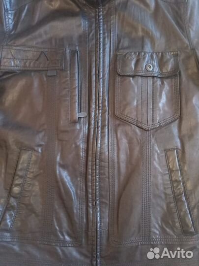 Кожаная куртка мужская р48-50 в отличном сост