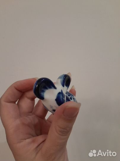 Мышонок статуэтка гжель