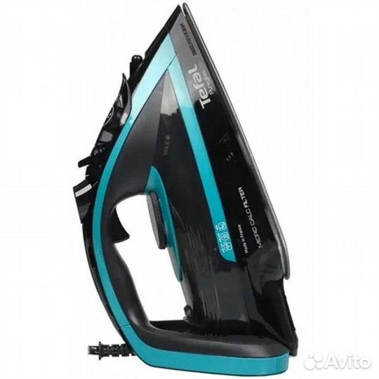 Новый утюг Tefal FV8066, черный/синий