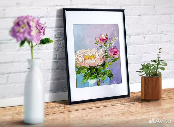 Маленькие картины цветы пейзажи ассортимент