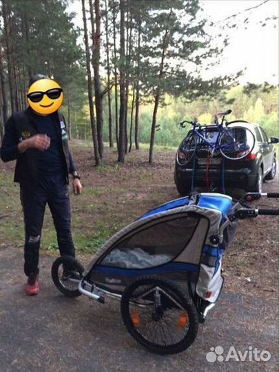 Велоприцеп Qeridoo speedkid1, спортивная коляска