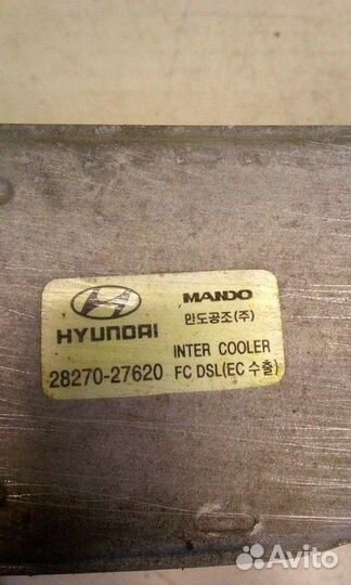 Интеркулер Hyundai Lavita, Hyundai Matrix