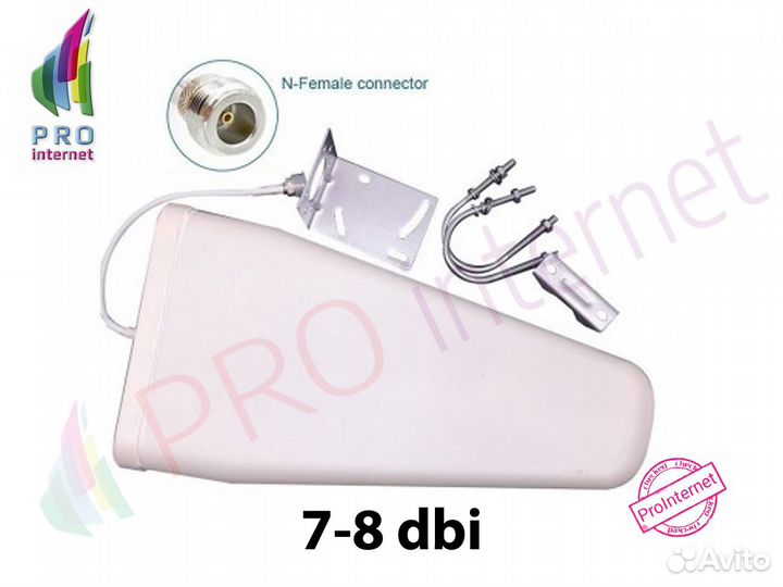 Антенна внешняя, направленная (7-8дБ) ODP-090V08NN