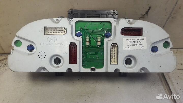 Панель приборов Евро-3 газ 3110, газ ГАЗель